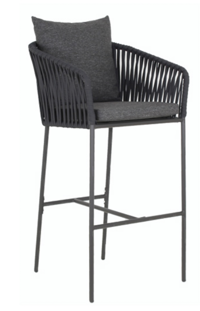 HAWAII BANCO PARA EXTERIOR CON COJINERIA GRIS - M25