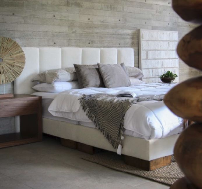 CUNA DE TIERRA TABLON ESTRIADO CABECERA DE CAMA king size - P25