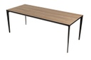 AUSTRIA MDF MESA DE COMEDOR RECTANGULAR ENCHAPADO - M