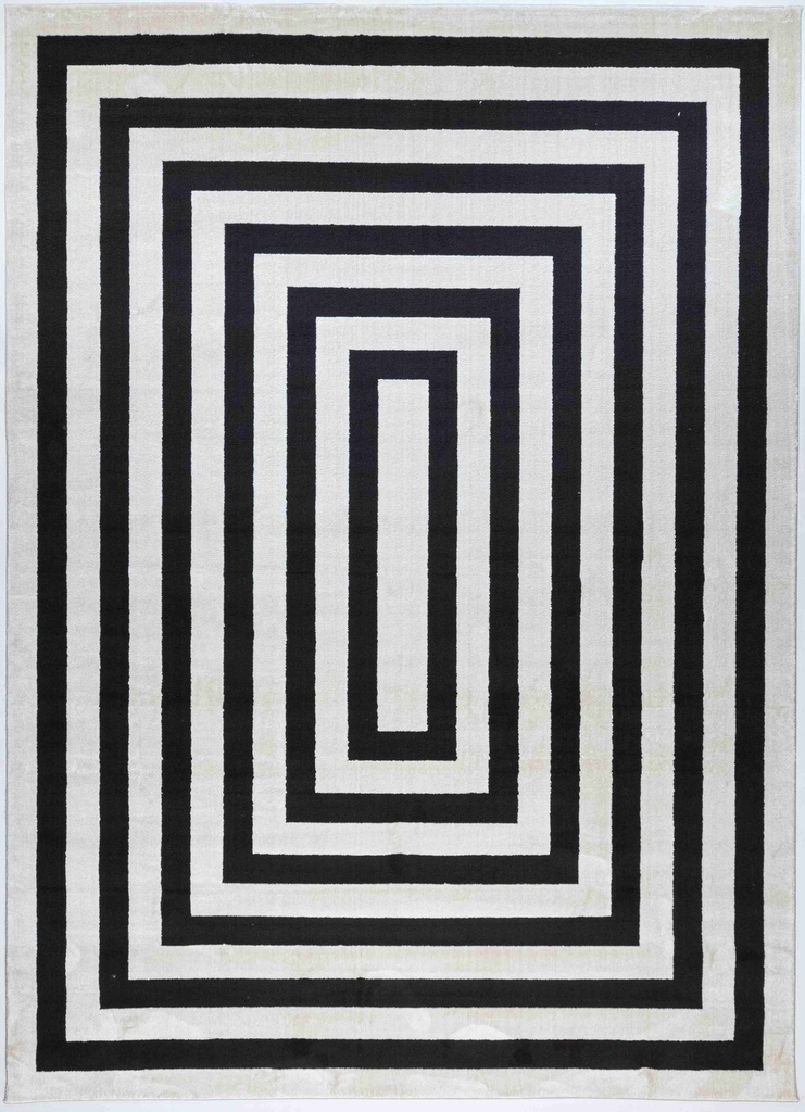 OPTIKA T9045 CREMA NEGRO 240*330 TAPETE - LN