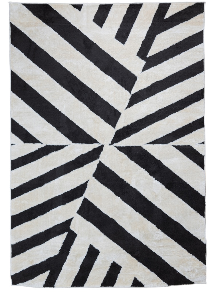 OPTIKA T9056 CREMA NEGRO 200*290 TAPETE - LN