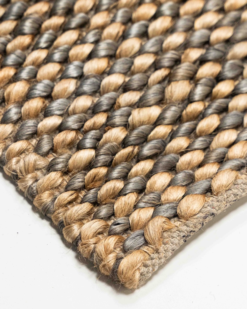 SATARA N8027 GRIS JUTE 160*230 TAPETE - LN26 