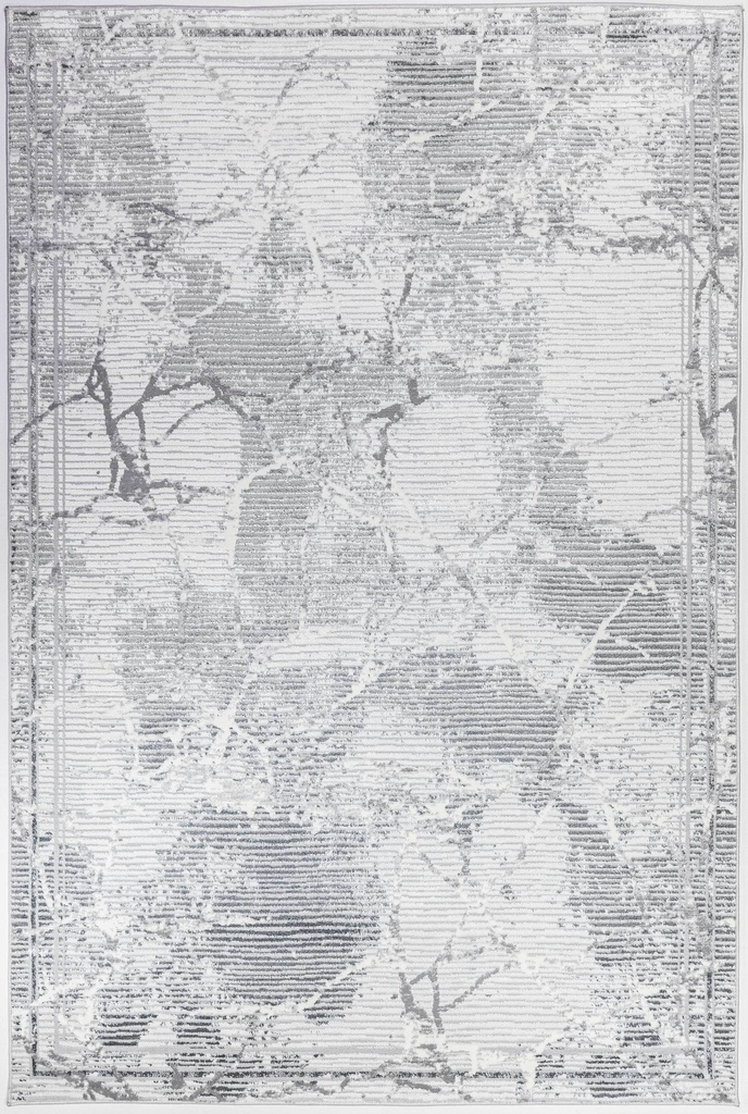 GRETA T4058 GRIS PLATA 200*290 TAPETE - LN26