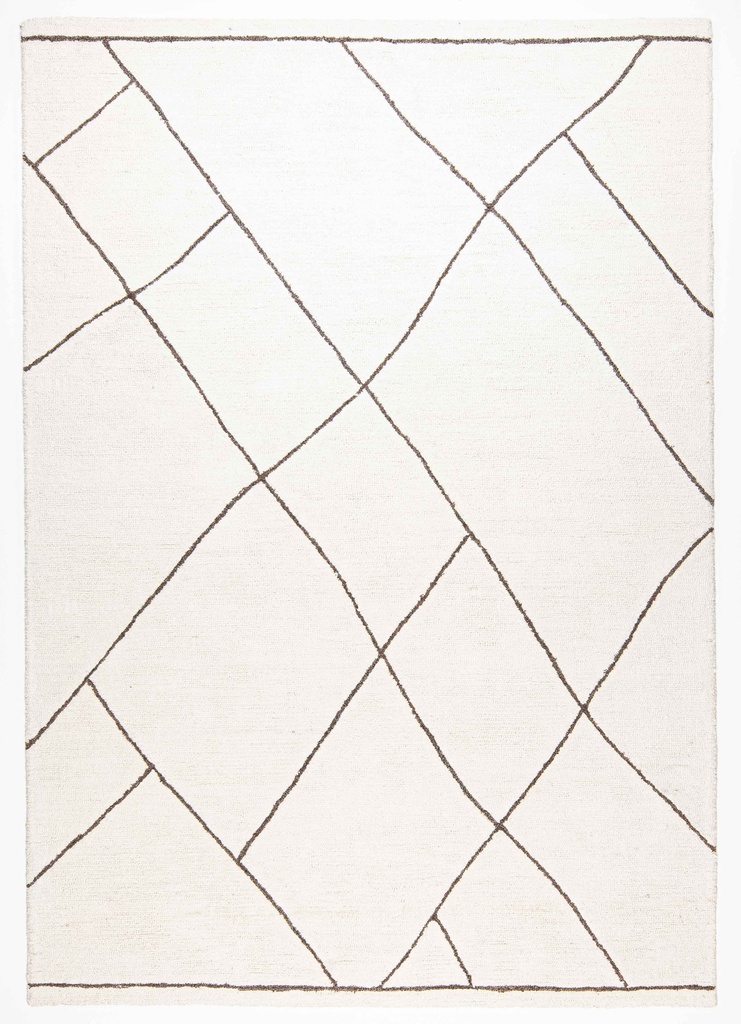 MYRA D2025 BEIGE TABACO 60x90cm TAPETE PARA EXTERIOR - LN