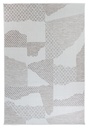 NUBIA E1005 BEIGE/ CAFÉ 160*230 TAPETE PARA EXTERIOR - LN