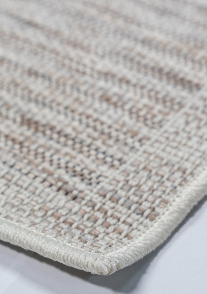 NUBIA E1011 BEIGE/ CAFÉ 80*240 TAPETE PARA EXTERIOR - LN