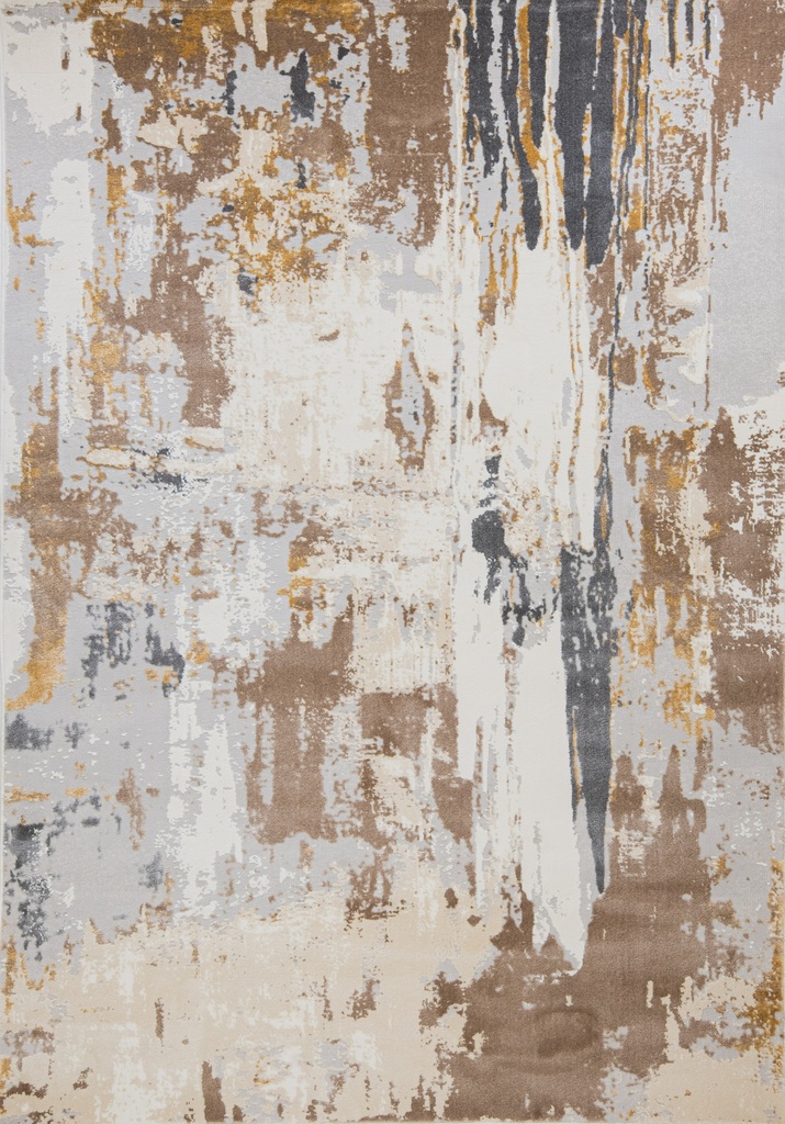 VELEKA U6042 CREMA ORO GRIS 60x90cm TAPETE - LN25  - consultar disponibilidad quedan pocos