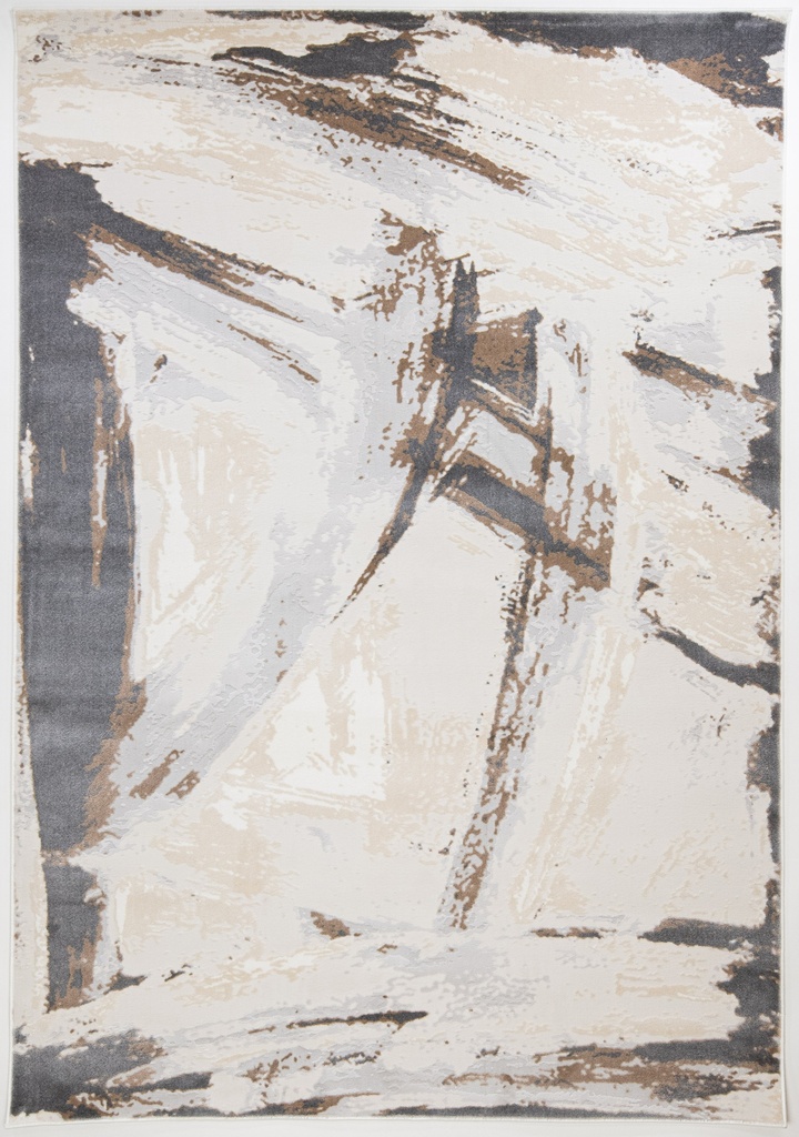 VELEKA U6044 CREMA ORO GRIS 60x90cm TAPETE - LN26