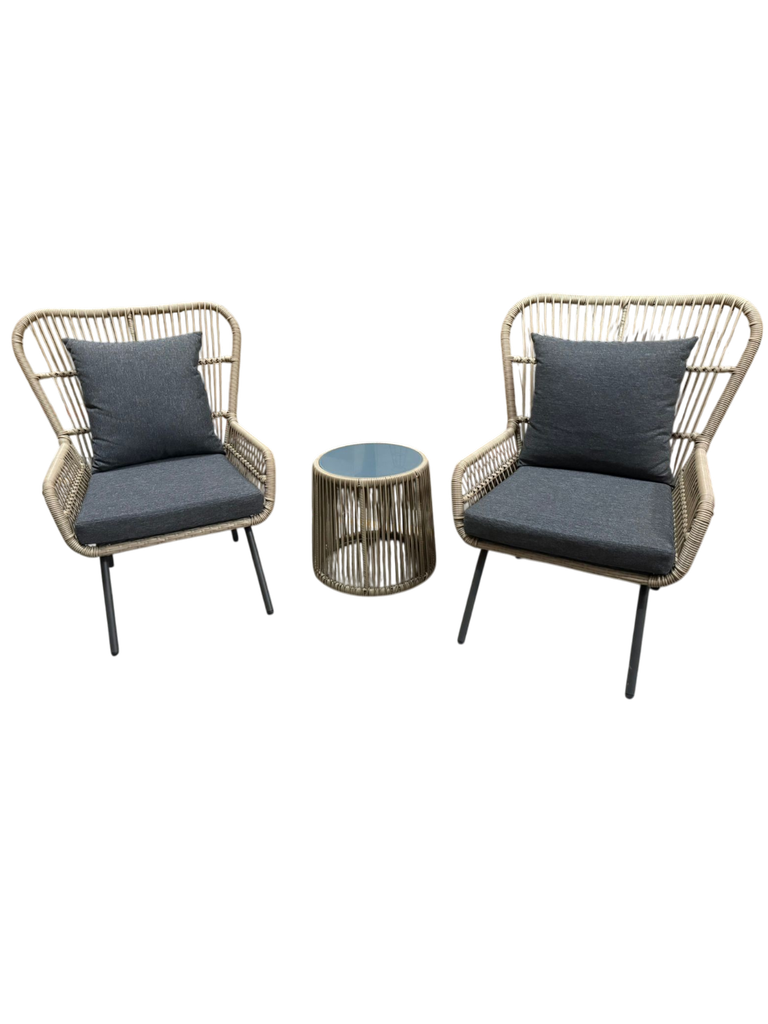 POLINESIA SET DE SILLONES PARA EXTERIOR CON MESITA - M25 *quedan pocas consultar disponibilidad