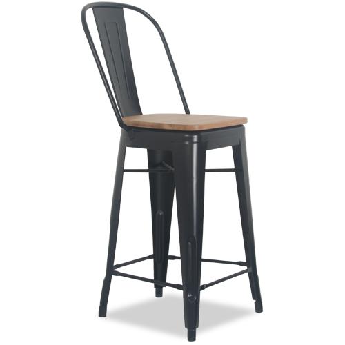 TOLIX BANCO COUNTER RA ASIENTO MADERA- *pieza unica