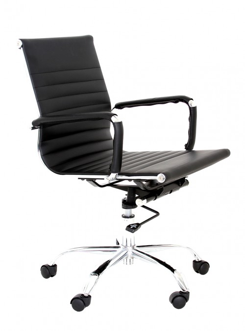 CADIZ SILLA OFICINA RESPALDO BAJO ECO - M25 *disponible cafe