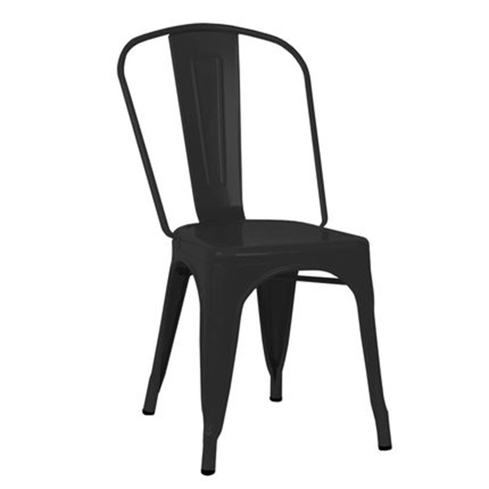 TOLIX SILLA NEGRA REPLICA GANTE SET 2 - JM26.
