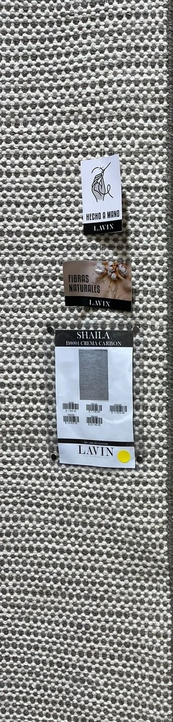SHAILA D8001 CREMA CARBON 60*90  - TAPETE LN