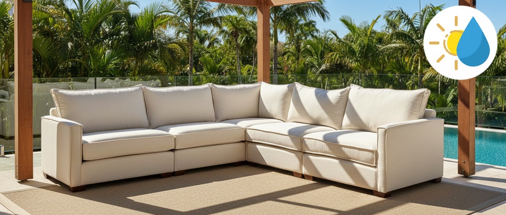 MAGNOLIA SALA ESQUINERA SALA EN L TELA DE EXTERIOR - EC25