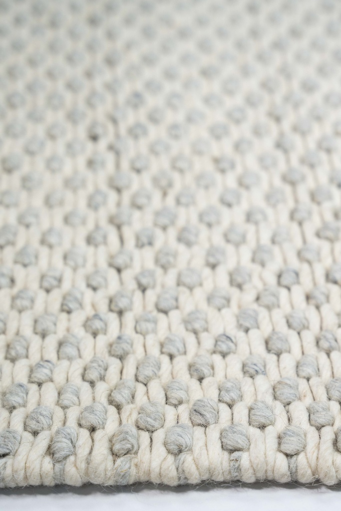 ANIKA N8050 MARFIL PLATA 160*230 TAPETE- LN26