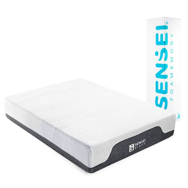 SENSEI BLACK COLCHON MEMORY FOAM - S26