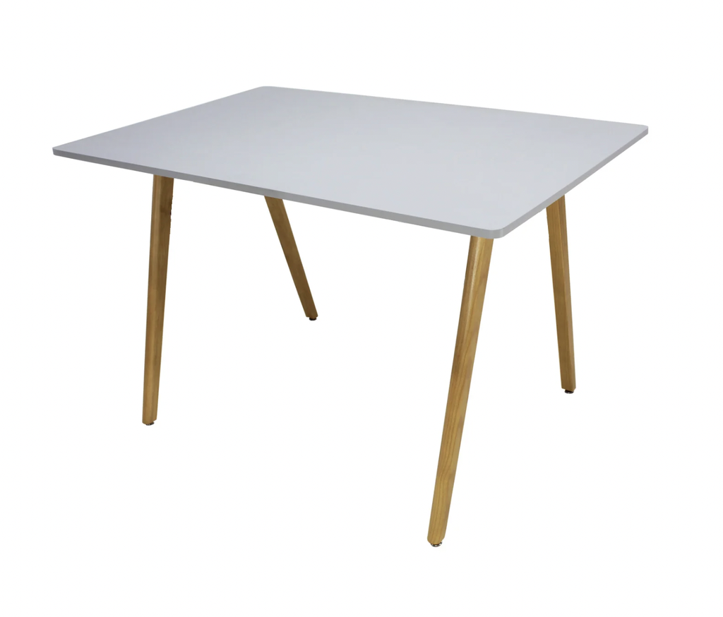 FRANK MESA DE COMEDOR RECTANGULAR 120x70 GRIS - JM26