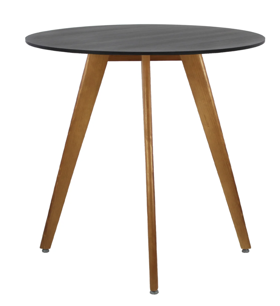 FRANK MESA DE COMEDOR CIRCULAR 80 NEGRO - JM26 *Quedan pocos