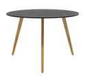 FRANK MESA DE COMEDOR CIRCULAR 100 NEGRO - JM26