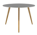 FRANK MESA DE COMEDOR CIRCULAR 100 GRIS - JM26