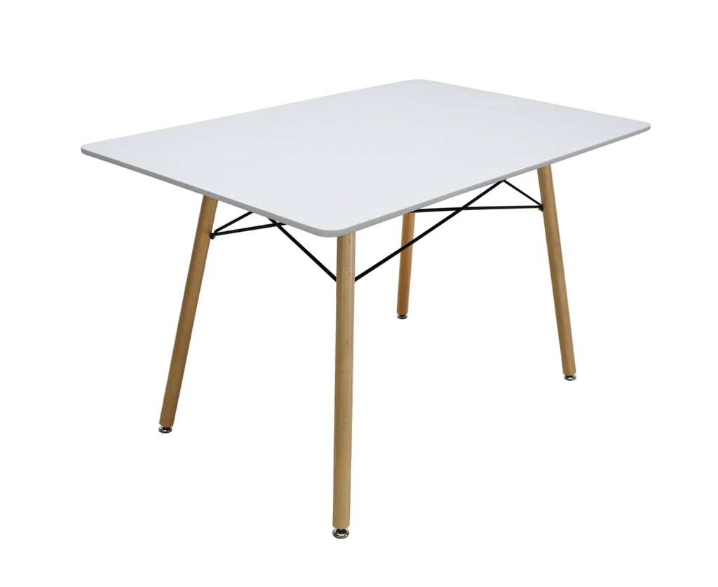 OSLO MESA DE COMEDOR RECTANGULAR 120x70 BLANCA - JM26 