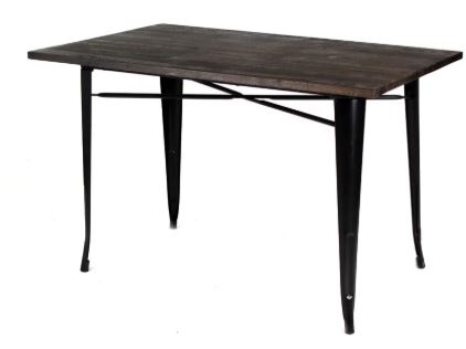 TOLIX MESA DE COMEDOR RECTANGULAR 120*80*75 REPLICA BOLTON obscura - MO26 *consultar disponibilidad quedan pocas
