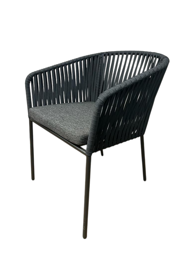HAWAII SILLA PARA EXTERIOR CON 1 COJIN DE ASIENTO GRIS - MO26 solo disponibles piezas en tienda