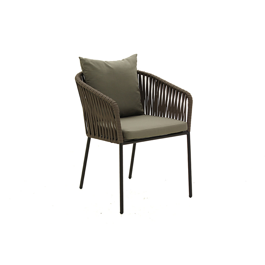 HAWAII SILLA PARA EXTERIOR CON 2 cojines TAUPE - MO26