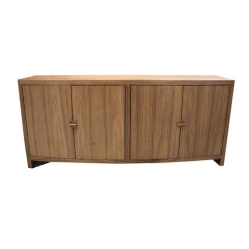 [CO2740-03] MONEDA COMODA 4 PUERTAS Nogal - P25