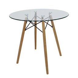 EAMES MESA REDONDA CRISTAL REPLICA OSLO 80 - J