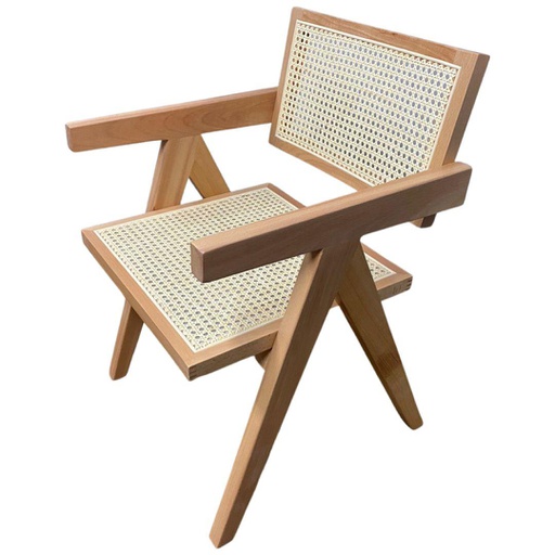 PALERMO SILLA MADERA Y BEJUCO - M25