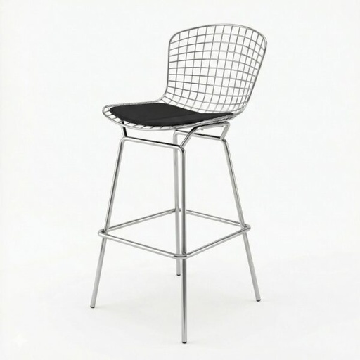 [BERTOIA BC] BERTOIA BANCO BAR REPLICA cromo - MO26