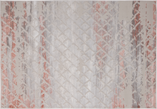 [10409] BETSY U5021 CREMA GRIS ROSA 240*330 TAPETE - LN26 - Quedan pocos