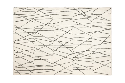 [11076] MYRA D2020 BEIGE GRIS 160*230 TAPETE PARA EXTERIOR - LN26