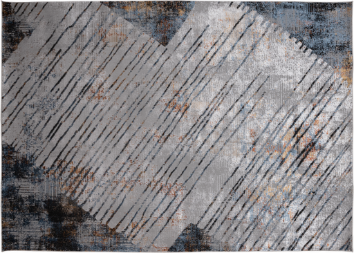 [10909] ADARA T2256 GRIS CREMA ORO 60*90 ALFOMBRA TAPETE - LN 