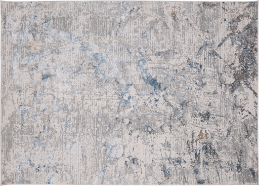 [10474] ADARA T2255 CREMA AZUL 240*340 ALFOMBRA TAPETE - LN 