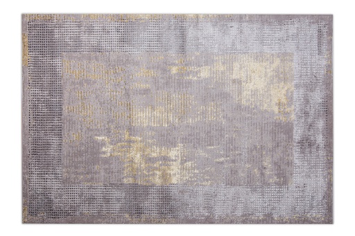 [8948] AYDA T9016 GRIS PLATA ORO 300*400 ALFOMBRA TAPETE - LN