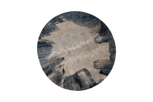[10222] ALAYDA T2206 BEIGE AZUL 200 DIA  TAPETE - LN Quedan pocos consultar disponibilidad
