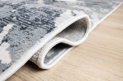 [10458] BELMA U6027 PLATA NEGRO 160*230 TAPETE - LN25 