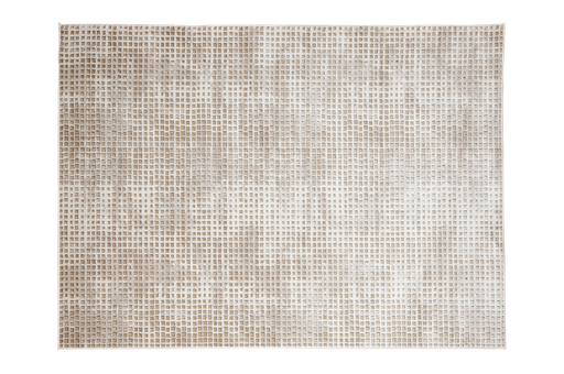 [11118] BESNI T4049 ORO PLATA CUADROS 60*90 TAPETE - LN26 