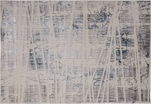 [11119] BETSY 5018 CREMA GRIS AZUL 60*90 TAPETE - LN26 