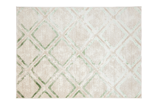 [10283] DENIZ U7012 CREMA VERDE 240*330 TAPETE - LN26 