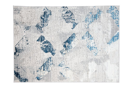 [10302] DENIZ U7017 GRIS CREMA AZUL 240*330 TAPETE - LN Quedan pocos consultar disponibilidad