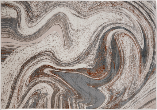 [10709] ELIF U6030 CREMA TAUPE 60*90 TAPETE - LN 