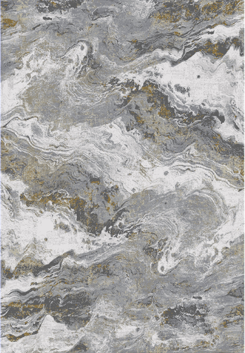 [7555] HADIM T2095 CREMA GRIS ORO 60*90 TAPETE - LN26 