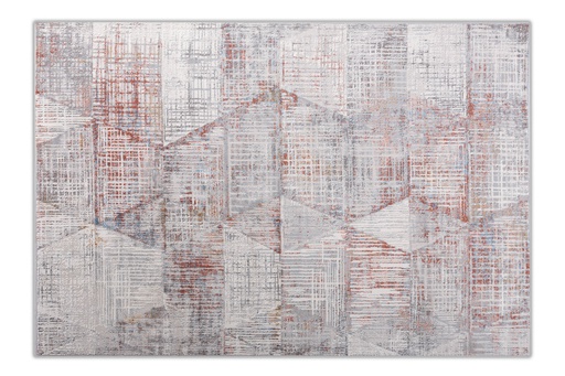 [8284] NIDA U2014 AZUL CREMA 200*290 TAPETE - LN26*   