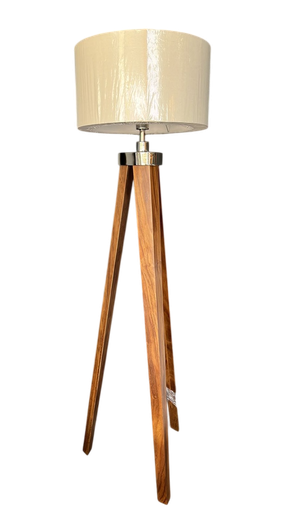 REX LAMPARA PAROTA DE PISO LATON NIQUELADO - RR