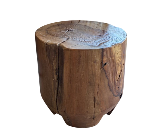 BLOQ MESA LATERAL / TABURETE DE MADERA SOLIDA - LU