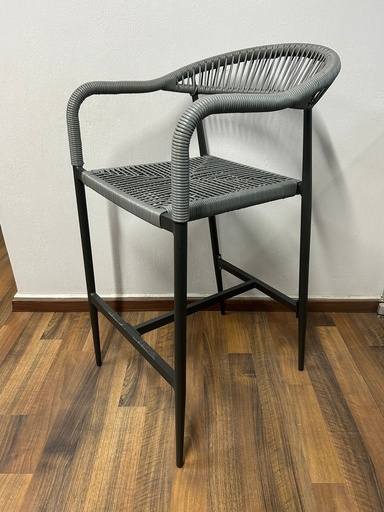 [HUATULCO] MAUI BANCO ALTO PARA EXTERIOR GRIS - M25