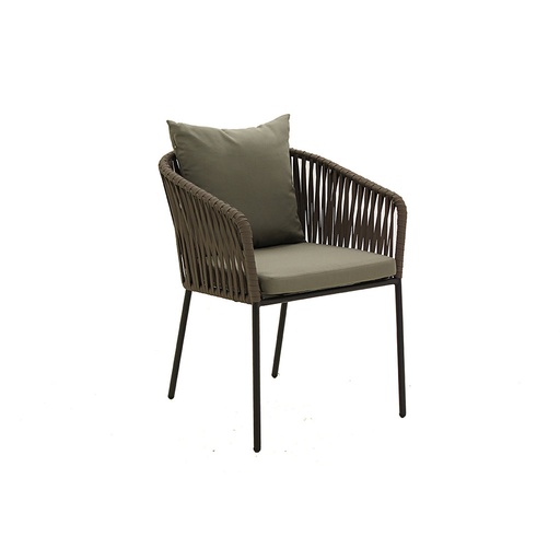 HAWAII SILLA PARA EXTERIOR CON 2 cojines TAUPE - MO26